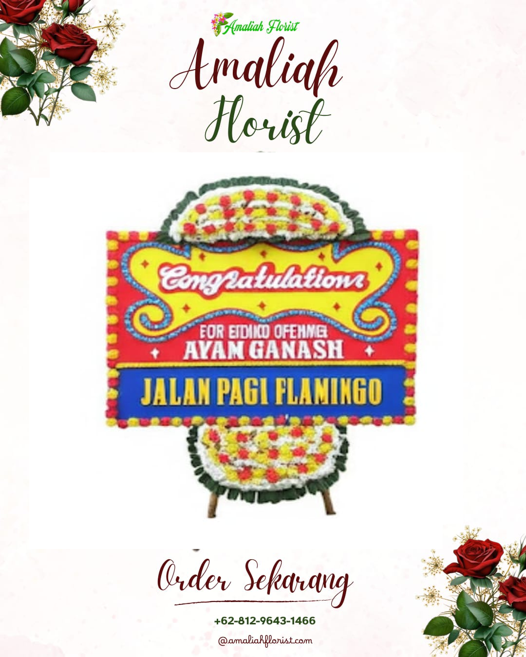 Sewa Papan Bunga Pulang Pisau